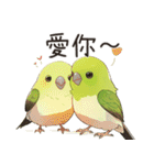 小鳥メジロ（中国語）（個別スタンプ：22）