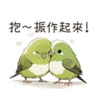 小鳥メジロ（中国語）（個別スタンプ：24）