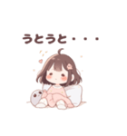 眠るのが大好きな女の子（個別スタンプ：5）