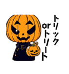 ハロウィンのカボチャくん（ドット絵）（個別スタンプ：17）