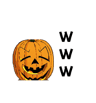 ハロウィンのカボチャくん（ドット絵）（個別スタンプ：22）