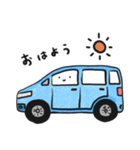 車の絵のスタンプ 9（個別スタンプ：1）