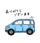 車の絵のスタンプ 9（個別スタンプ：7）