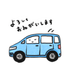 車の絵のスタンプ 9（個別スタンプ：8）