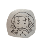 鉛筆で描いた人たち（個別スタンプ：3）