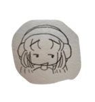 鉛筆で描いた人たち（個別スタンプ：5）