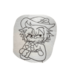 鉛筆で描いた人たち（個別スタンプ：10）