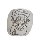 鉛筆で描いた人たち（個別スタンプ：11）
