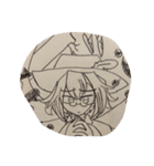 鉛筆で描いた人たち（個別スタンプ：13）
