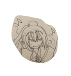 鉛筆で描いた人たち（個別スタンプ：20）