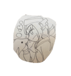 鉛筆で描いた人たち（個別スタンプ：21）