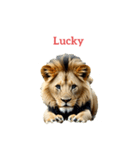 ライオン lion（個別スタンプ：21）