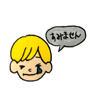 blonde girl ♪（個別スタンプ：4）