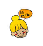 blonde girl ♪（個別スタンプ：7）