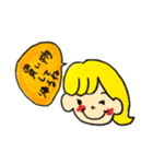 blonde girl ♪（個別スタンプ：12）