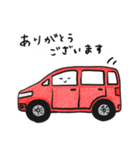 車の絵のスタンプ 10（個別スタンプ：7）