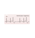 【動く！】心電図 ～不整脈編（英語版）～（個別スタンプ：19）