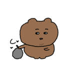 目の柔らかいクマ 2（個別スタンプ：11）
