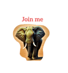 ゾウ elephant（個別スタンプ：19）