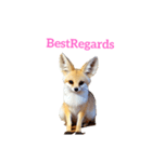 キツネ fennec fox（個別スタンプ：3）