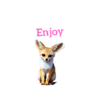 キツネ fennec fox（個別スタンプ：7）