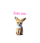 キツネ fennec fox（個別スタンプ：19）