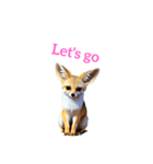 キツネ fennec fox（個別スタンプ：21）