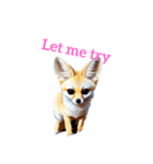 キツネ fennec fox（個別スタンプ：23）