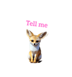 キツネ fennec fox（個別スタンプ：35）