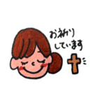 Christianstamp girl（個別スタンプ：1）