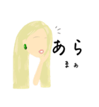 オシャレ好きgirls〜long hair version〜（個別スタンプ：3）