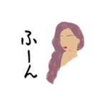 オシャレ好きgirls〜long hair version〜（個別スタンプ：6）