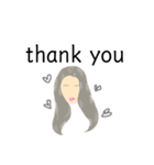 オシャレ好きgirls〜long hair version〜（個別スタンプ：15）