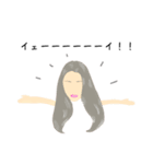 オシャレ好きgirls〜long hair version〜（個別スタンプ：18）