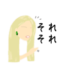 オシャレ好きgirls〜long hair version〜（個別スタンプ：24）