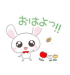 蝶ネクタイくん〜うさぎver〜（個別スタンプ：1）