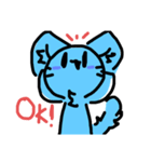 愉快なにゃんにゃん猫（個別スタンプ：1）