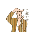 It's a small face ！！（個別スタンプ：3）