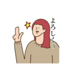 It's a small face ！！（個別スタンプ：12）