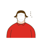 It's a small face ！！（個別スタンプ：30）