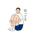 It's a small face ！！（個別スタンプ：35）