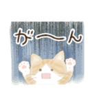 ねこなで(水彩スタンプ)（個別スタンプ：27）