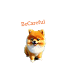 ポメラニアン pomeranian（個別スタンプ：2）