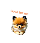 ポメラニアン pomeranian（個別スタンプ：14）