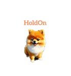 ポメラニアン pomeranian（個別スタンプ：18）