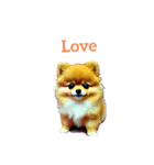 ポメラニアン pomeranian（個別スタンプ：20）