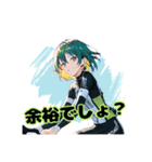 ロードバイクに乗る女の子②（個別スタンプ：8）