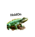 イグアナ iguana（個別スタンプ：18）