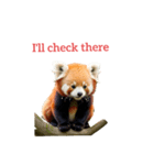 レッサーパンダ red panda2（個別スタンプ：19）