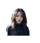 AI美女 #4（個別スタンプ：2）